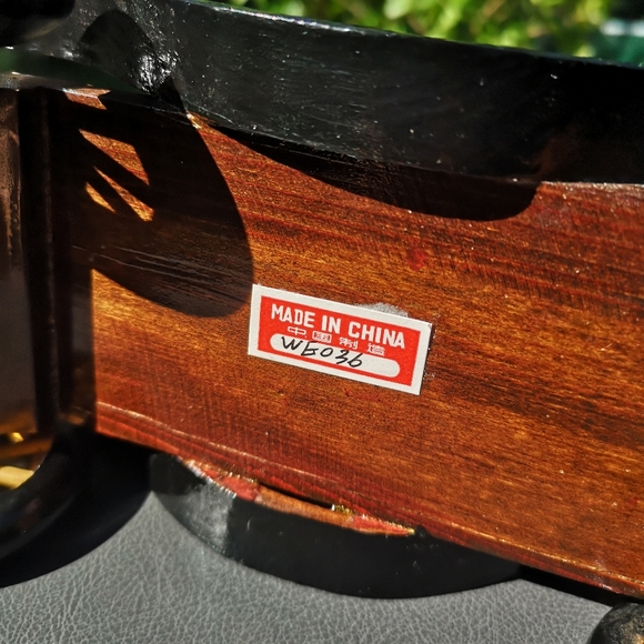 3 for$15 Wooden 9" Vintage Car Model Display Brown And Red Padded Seat Movable - Picture 6 of 6